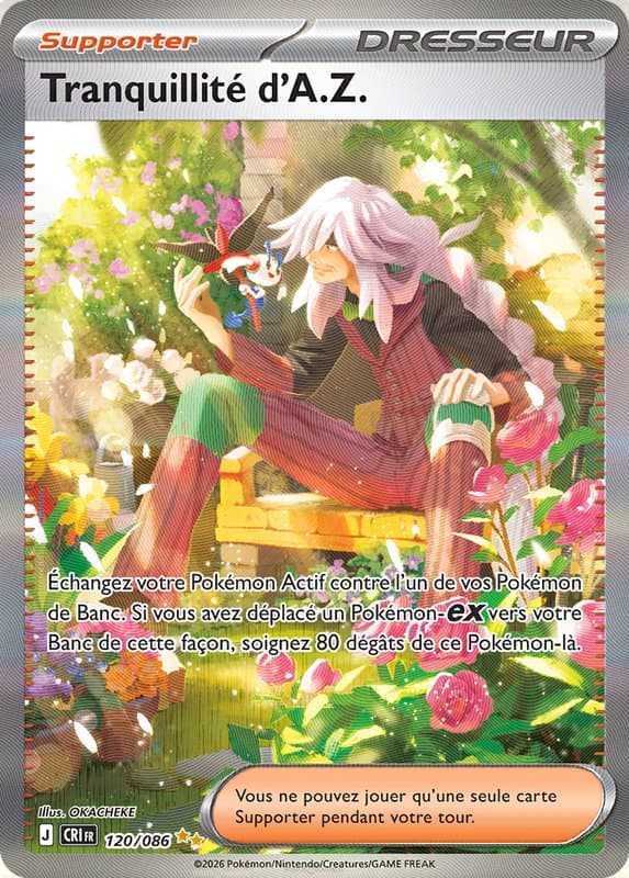 Carte Pokémon Tranquillité d'A.Z. #120 — Chaos Ascendant