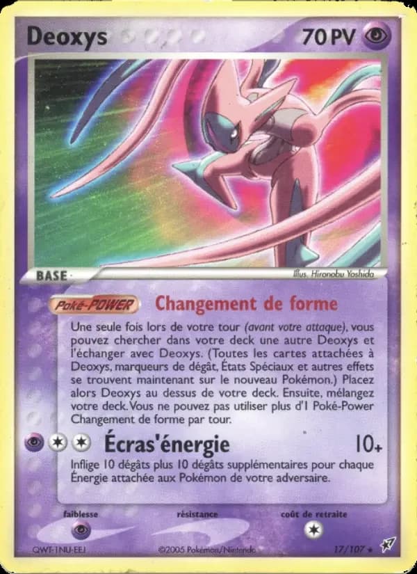 Carte Pokémon Deoxys #17 — Deoxys