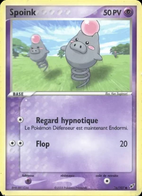 Carte Pokémon Spoink #76 — Deoxys
