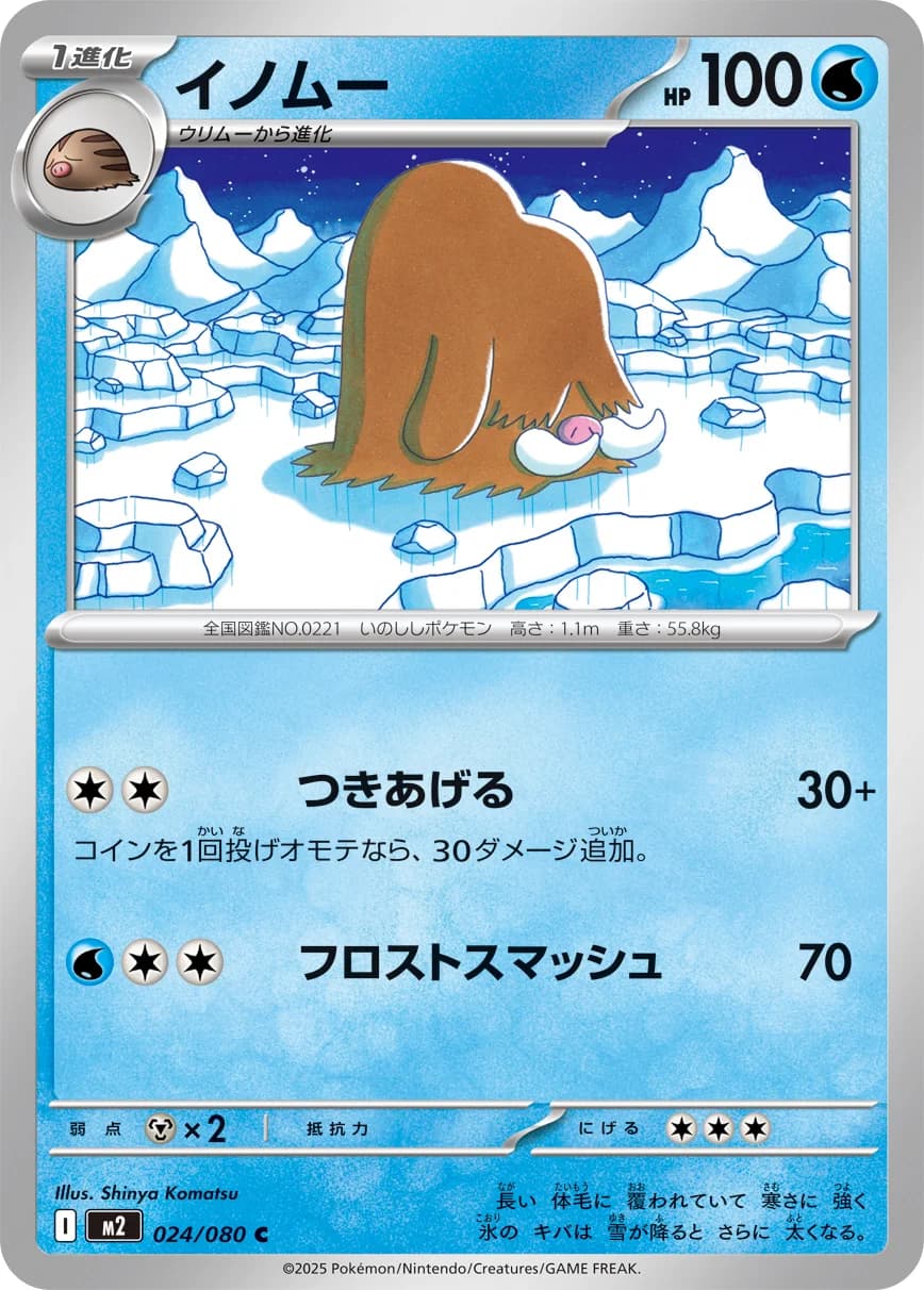 Carte Pokémon イノムー #024 — Inferno X