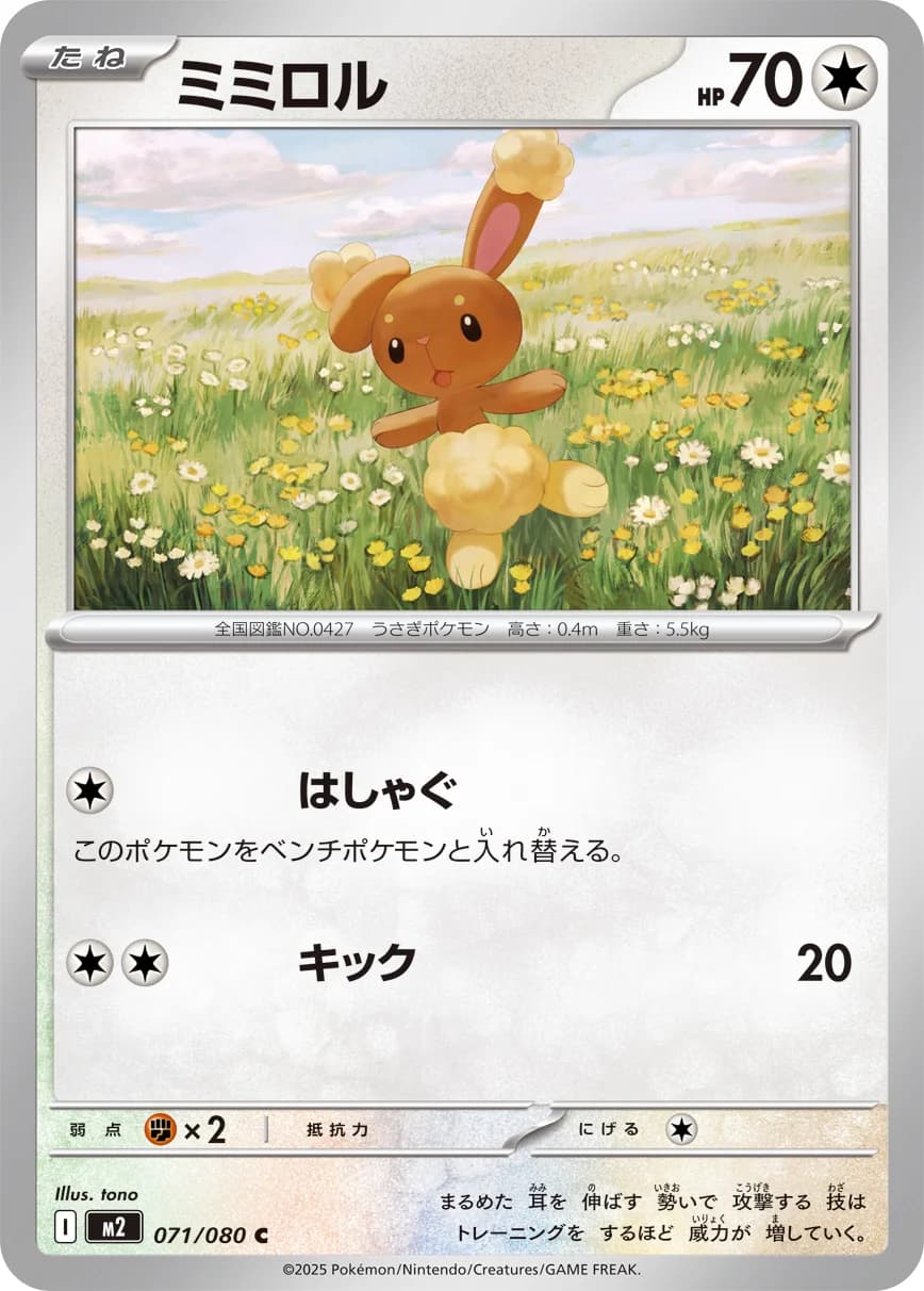Carte Pokémon ミミロル #071 — Inferno X
