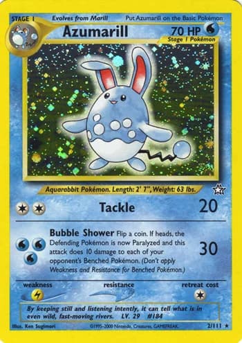 Carte Pokémon マリルリ #2 — 金、銀、新世界へ...