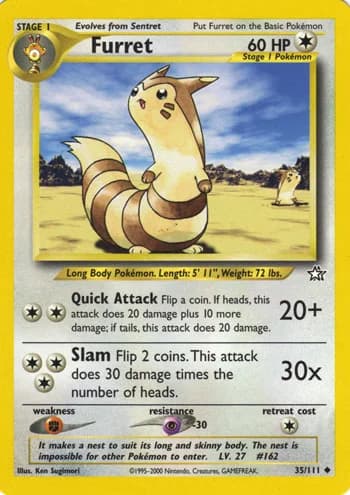Carte Pokémon オオタチ #35 — 金、銀、新世界へ...