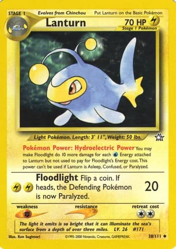 Carte Pokémon ランターン #38 — 金、銀、新世界へ...