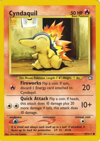 Carte Pokémon ヒノアラシ #57 — 金、銀、新世界へ...