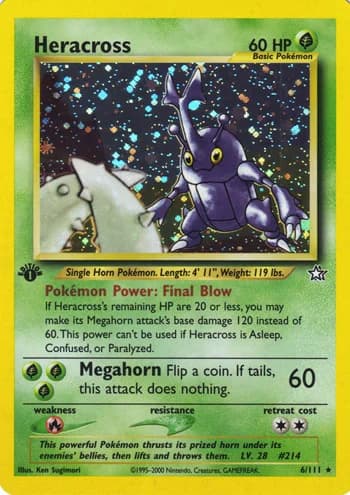 Carte Pokémon ヘラクロス #6 — 金、銀、新世界へ...