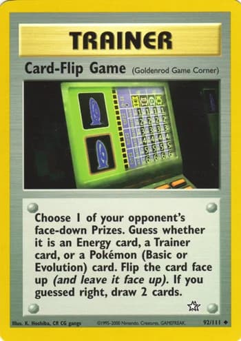 Carte Pokémon カードめくりゲーム #92 — 金、銀、新世界へ...