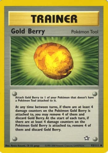 Carte Pokémon おうごんのみ #93 — 金、銀、新世界へ...