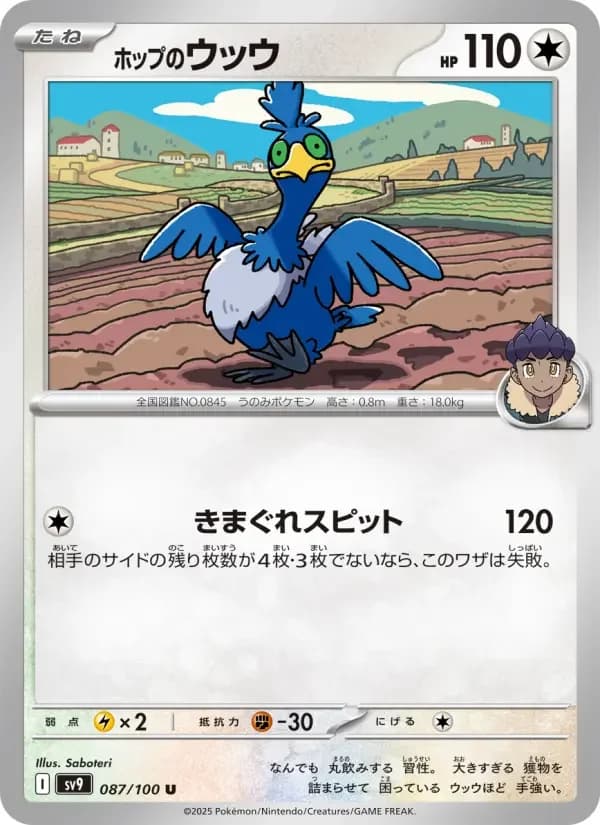 Carte Pokémon ホップのウッウ #087 — Battle Partners