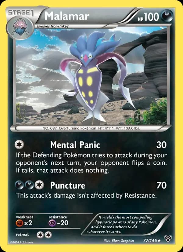 Carte Pokémon Yveltal #077 — The Best of XY