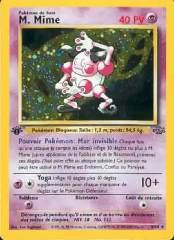 Carte Pokémon M. Mime #6 — Jungle