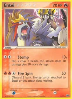 Carte Pokémon Entei #1 — POP 2