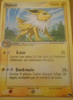 Carte Pokémon Voltali #3 — POP 3