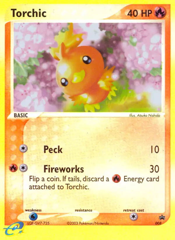 Carte Pokémon Poussifeu #8 — Promos Nintendo
