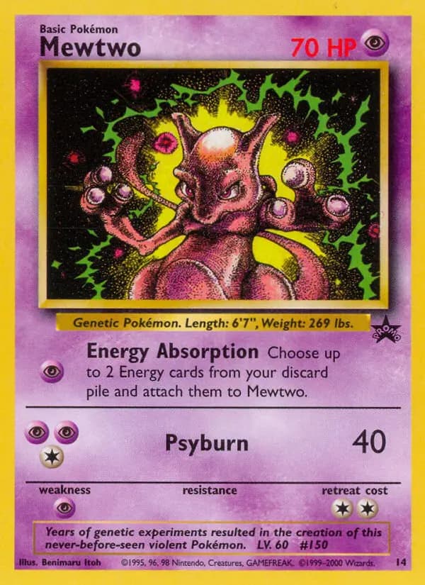 Mewtwo #14 — Wizards Black Star Promos