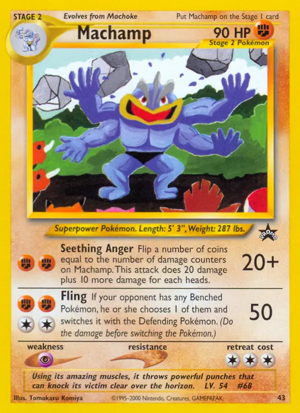 Machamp #43 — Wizards Black Star Promos