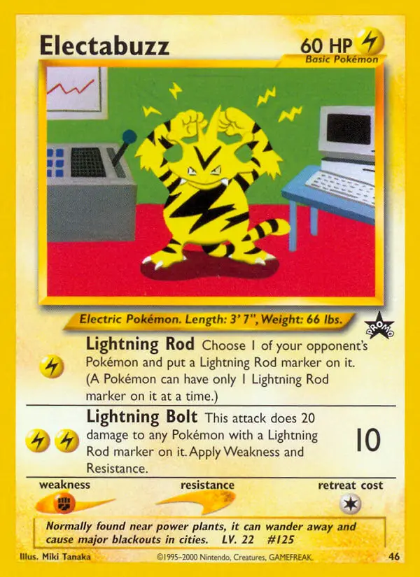 Electabuzz #46 — Wizards Black Star Promos