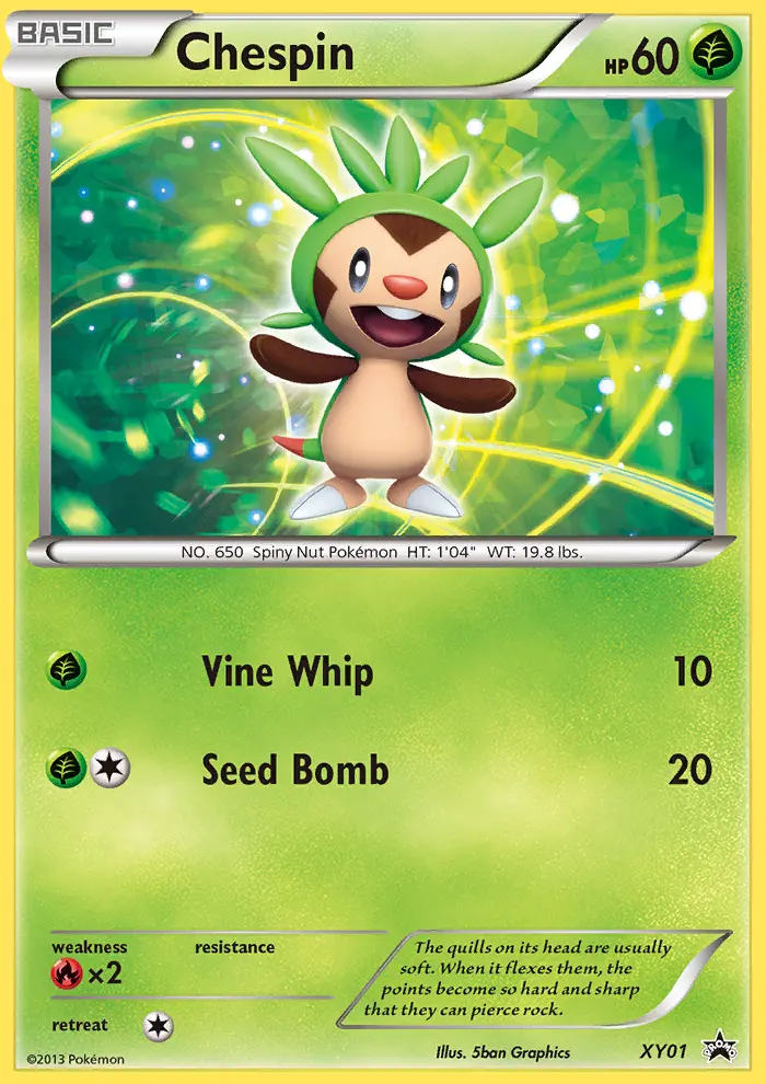 Chespin #XY01 — XY Promos