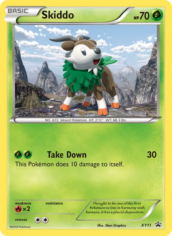 Skiddo #XY11 — XY Promos