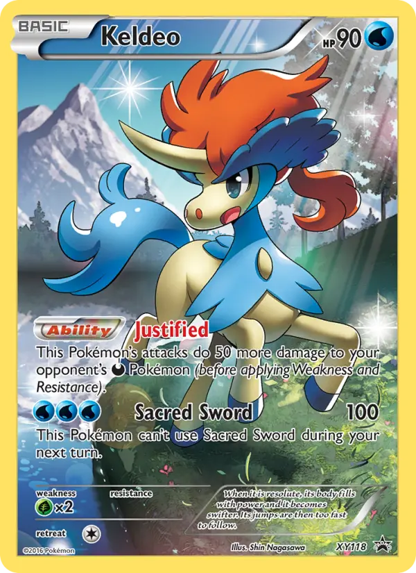 Keldeo #XY118 — XY Promos
