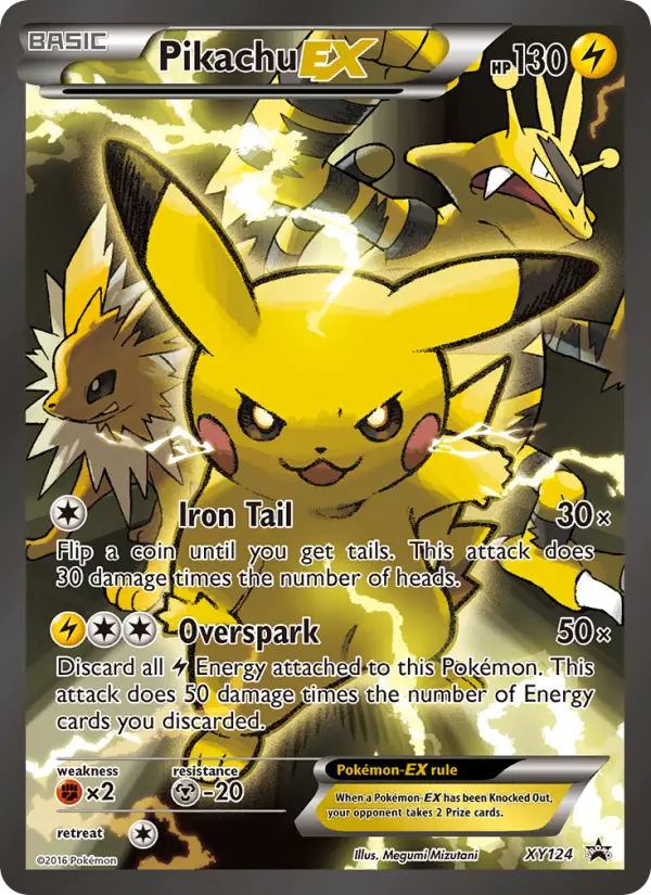 Pikachu EX #XY124 — XY Promos