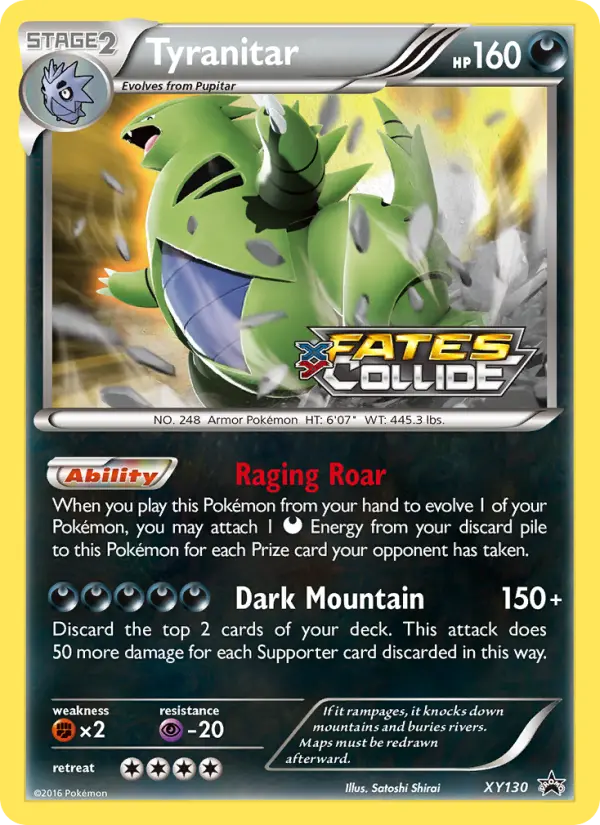 Tyranitar #XY130 — XY Promos