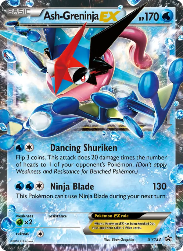 Ash Greninja EX #XY133 — XY Promos