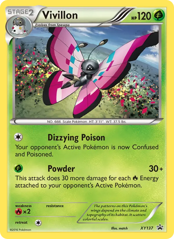 Vivillon #XY137 — XY Promos