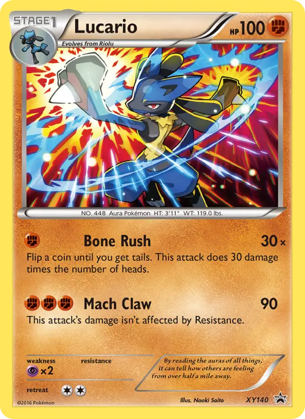 Lucario #XY140 — XY Promos