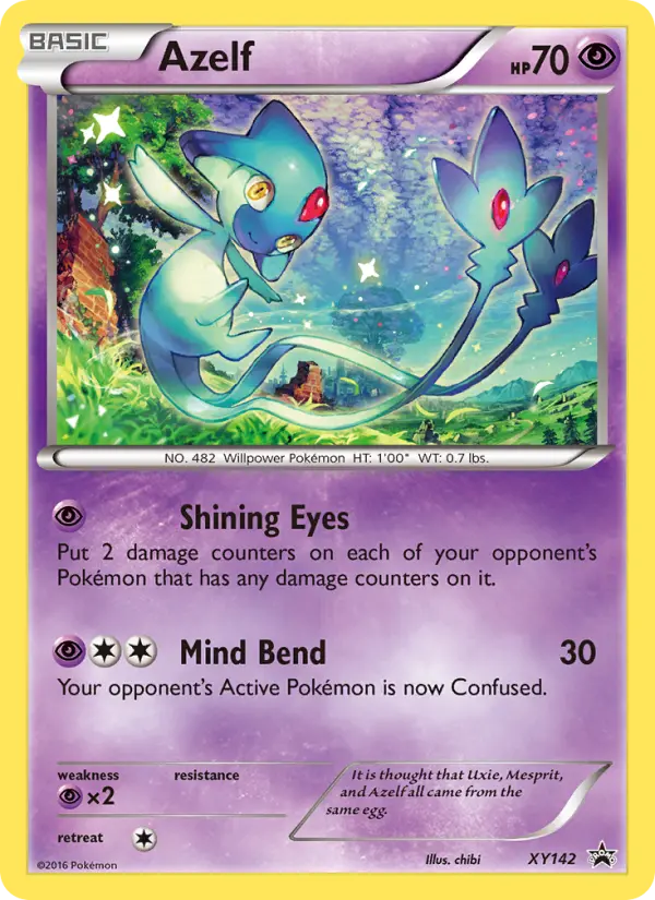 Azelf #XY142 — XY Promos