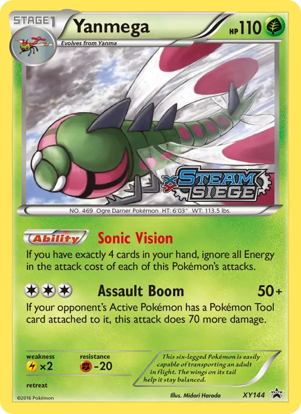 Yanmega #XY144 — XY Promos
