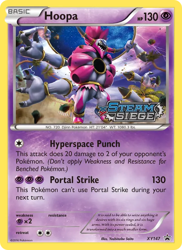 Hoopa #XY147 — XY Promos