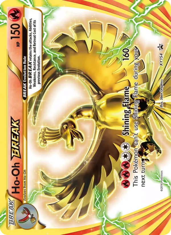 Ho-Oh BREAK #XY154 — XY Promos