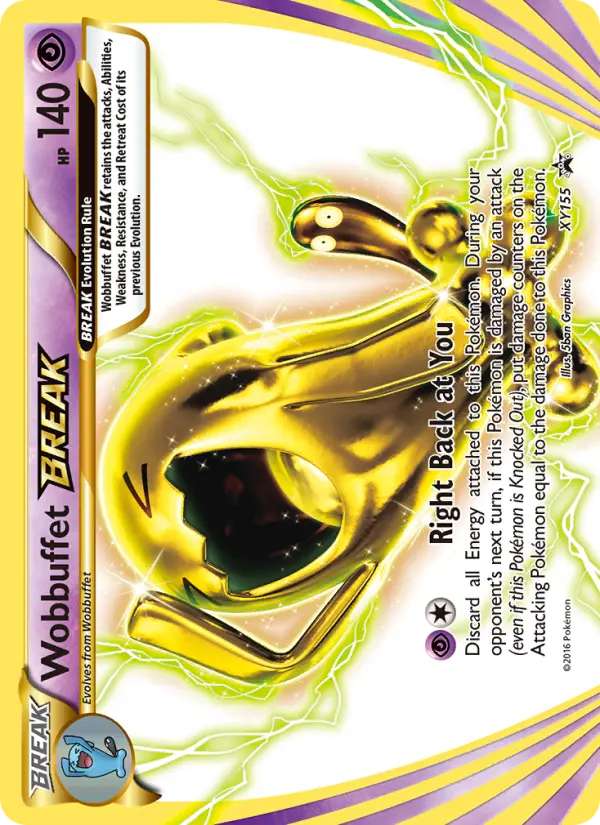 Wobbuffet BREAK #XY155 — XY Promos