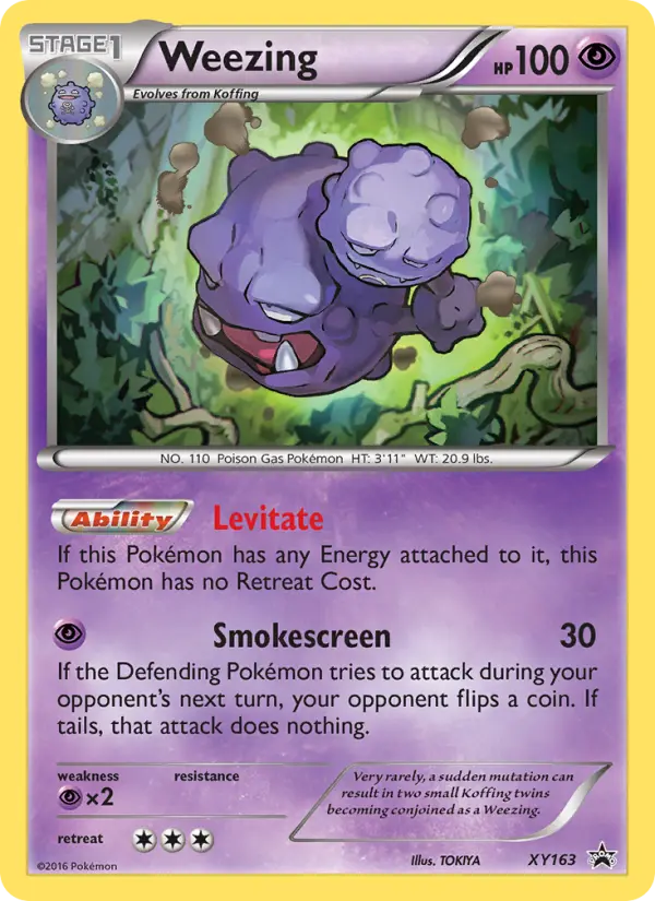 Weezing #XY163 — XY Promos