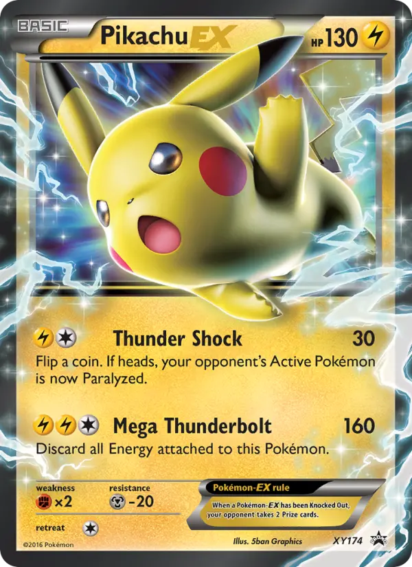 Pikachu-EX #XY174 — XY Promos