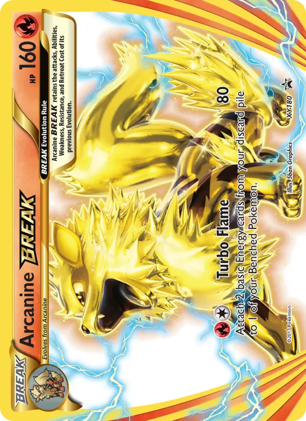 Arcanine BREAK #XY180 — XY Promos