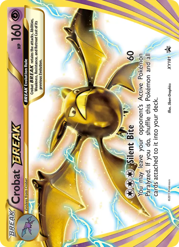 Crobat BREAK #XY181 — XY Promos
