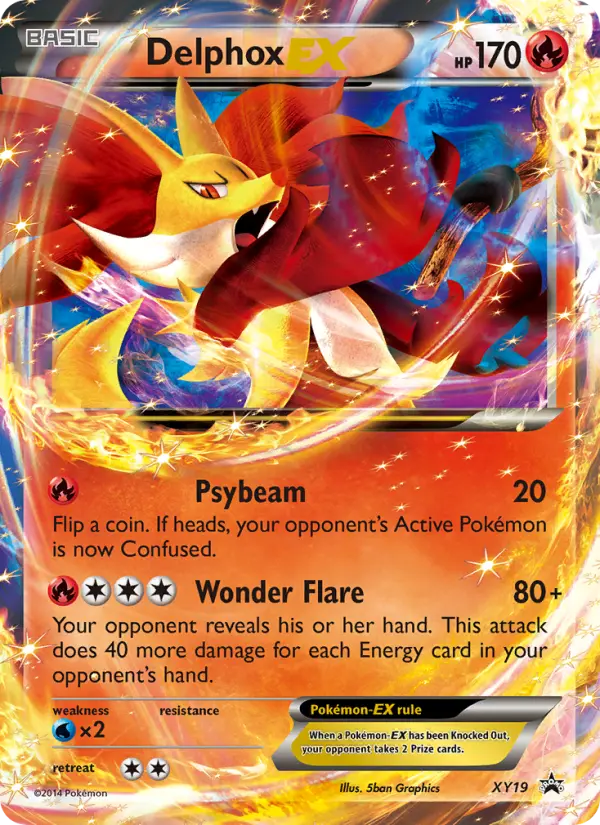 Delphox EX #XY19 — XY Promos