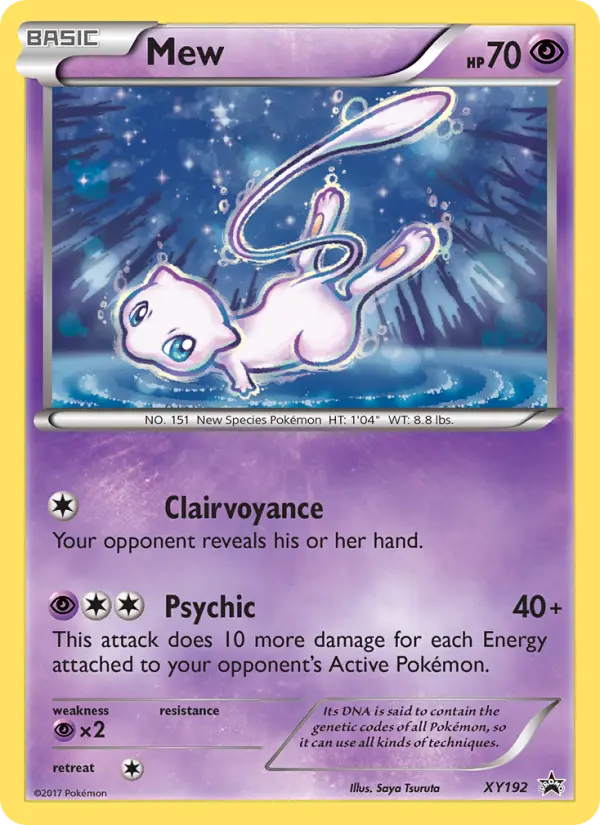 Mew #XY192 — XY Promos