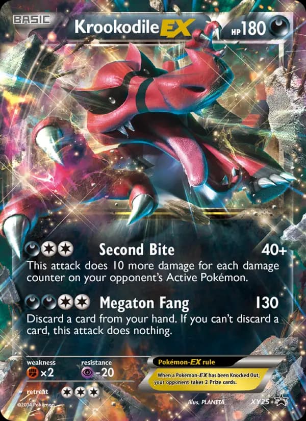 Krookodile EX #XY25 — XY Promos