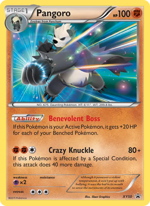 Pangoro #XY50 — XY Promos