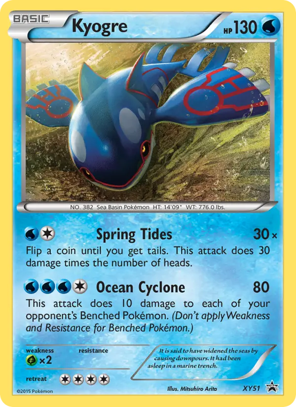 Kyogre #XY51 — XY Promos