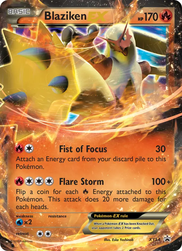 Blaziken EX #XY54 — XY Promos