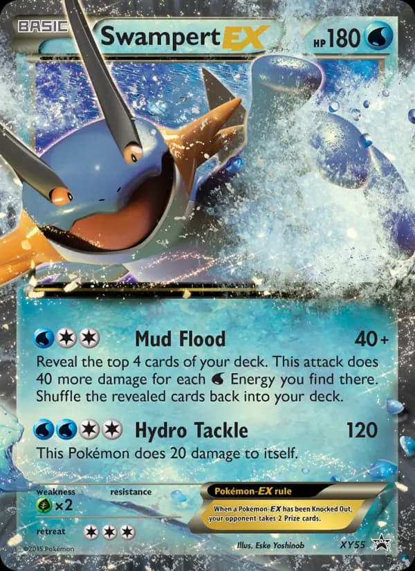 Swampert EX #XY55 — XY Promos