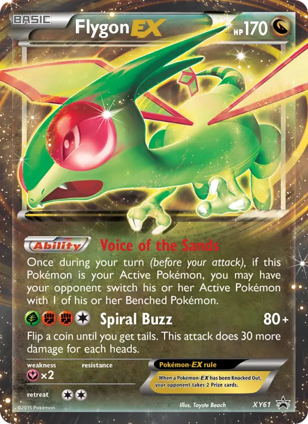 Flygon EX #XY61 — XY Promos