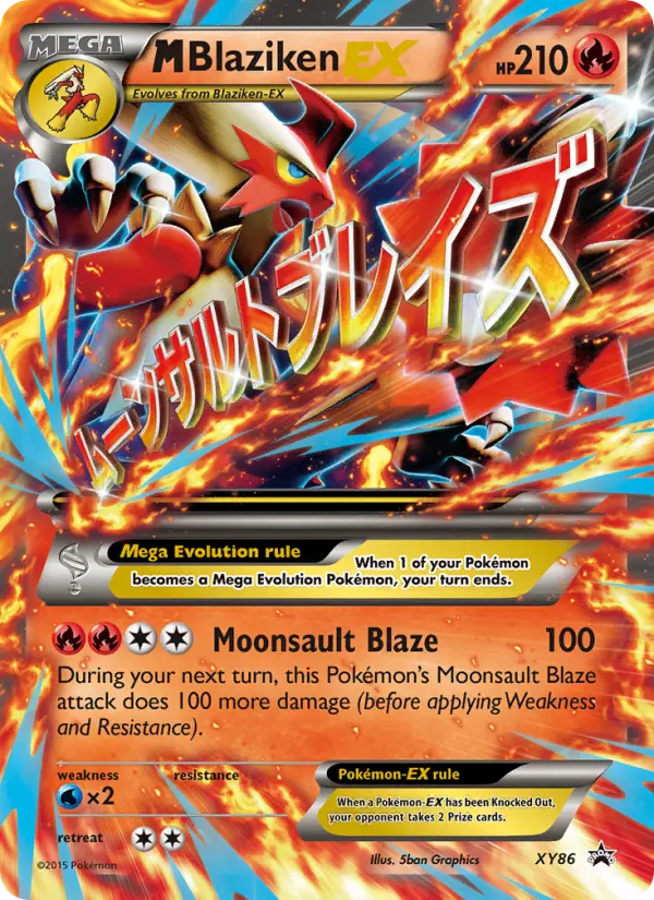M Blaziken EX #XY86 — XY Promos