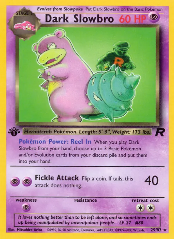 Dark Slowbro #29 — Team Rocket