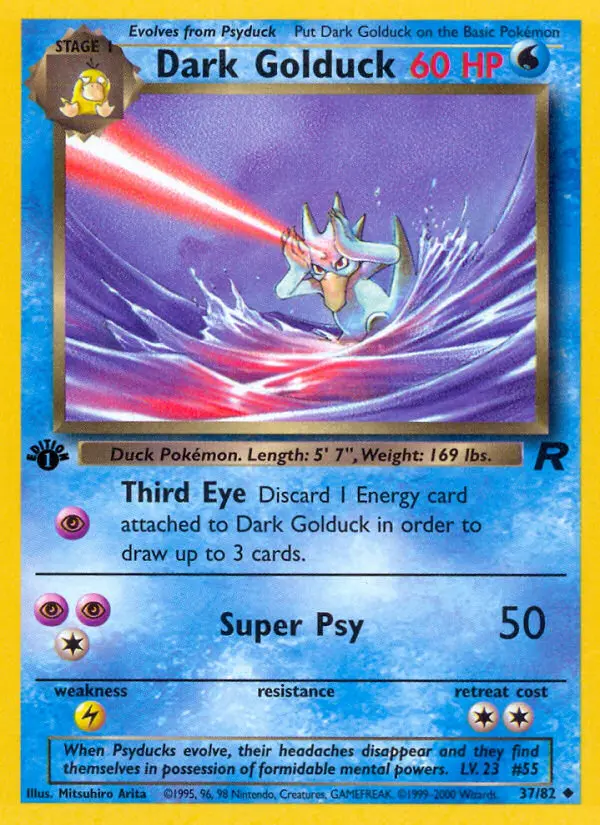 Dark Golduck #37 — Team Rocket