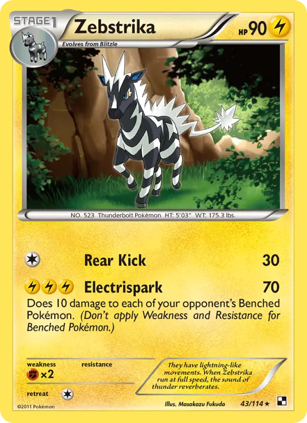 Zebstrika #43 — Black & White